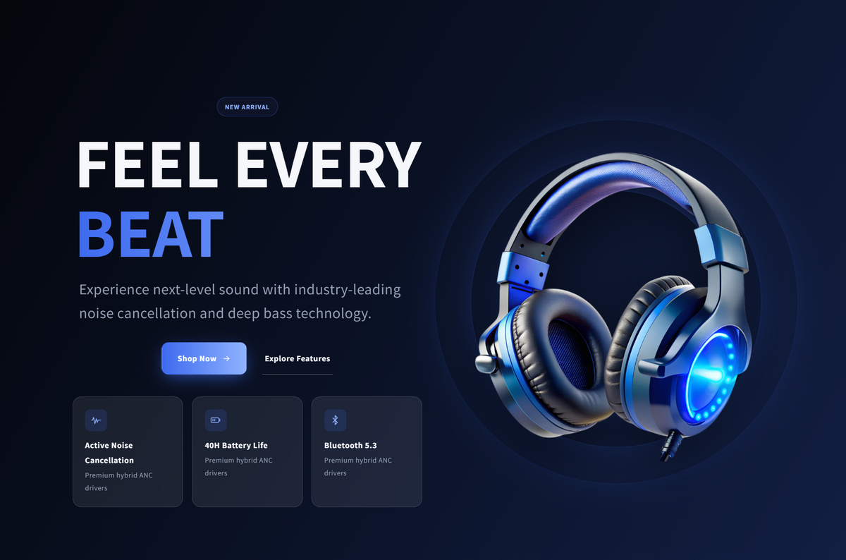 Ultimate Hero Banner Pro – Premium Shopify Hero Section with Video, Aurora & Parallax Effects